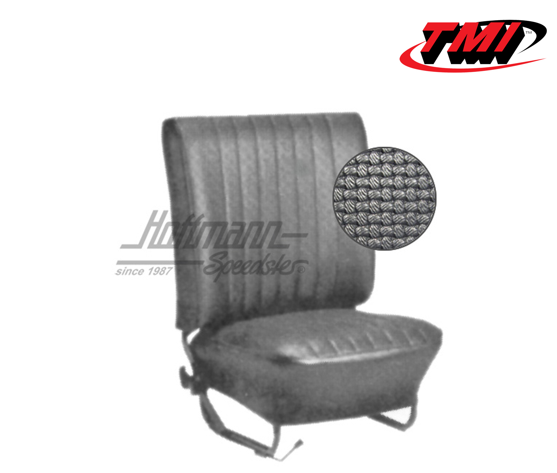 Coprisedili, Cabriolet,  64-67, tessuto di cestino, nero | 43-1323-01 | 055-6540