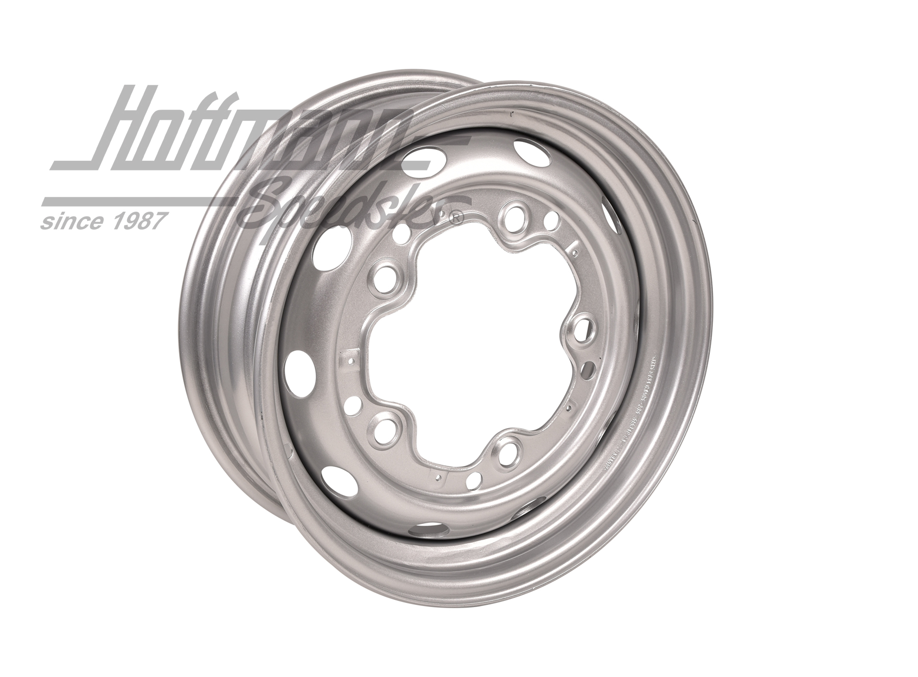 Cerchio acciaio, 5.5x15, ET34, con ABE | CW605-205-51534P-ABE | 070-8058