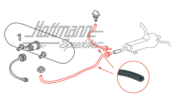 Tubo flessibile per impianto tergicristallo | N  018 057 1 | 020-5189
