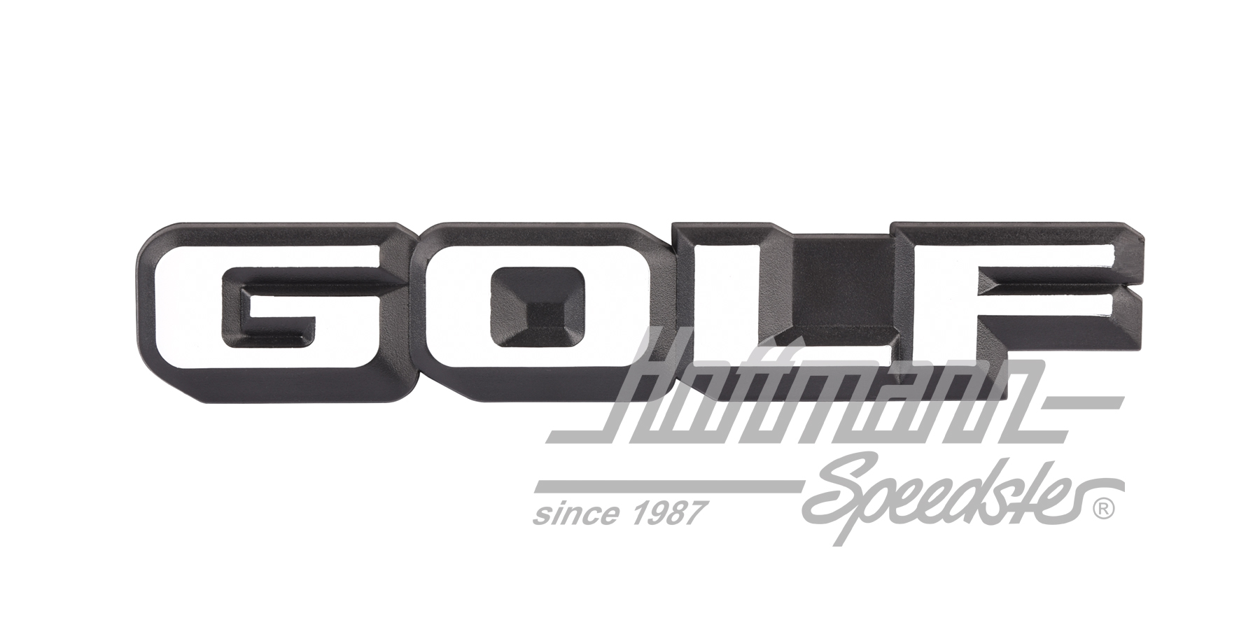 Logo, Golf, bianco, posteriore | 191 853 687 F QK6 | 208-6520-15