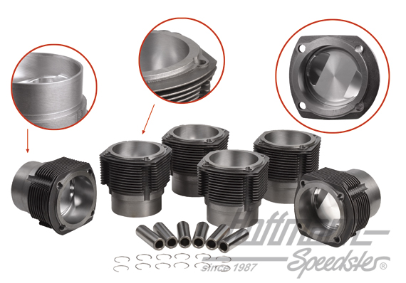 Pistoni + cilindri, 911S, 2.7, 90mm, JE(L) | 008 911 90E JE | 530-0030