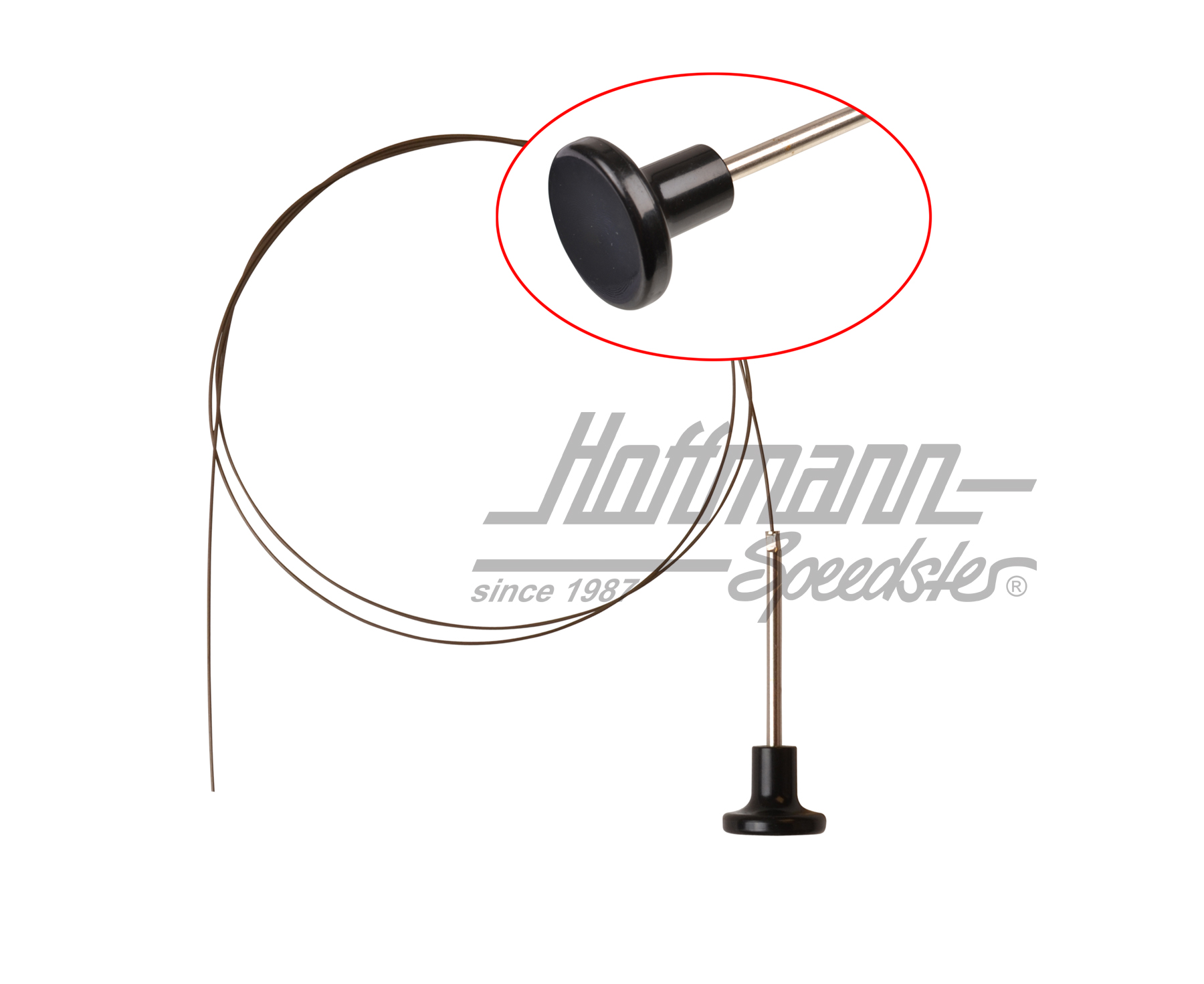 Cavo cofano, anteriore, -7.60, corto | 343 823 531 | 020-4167-10