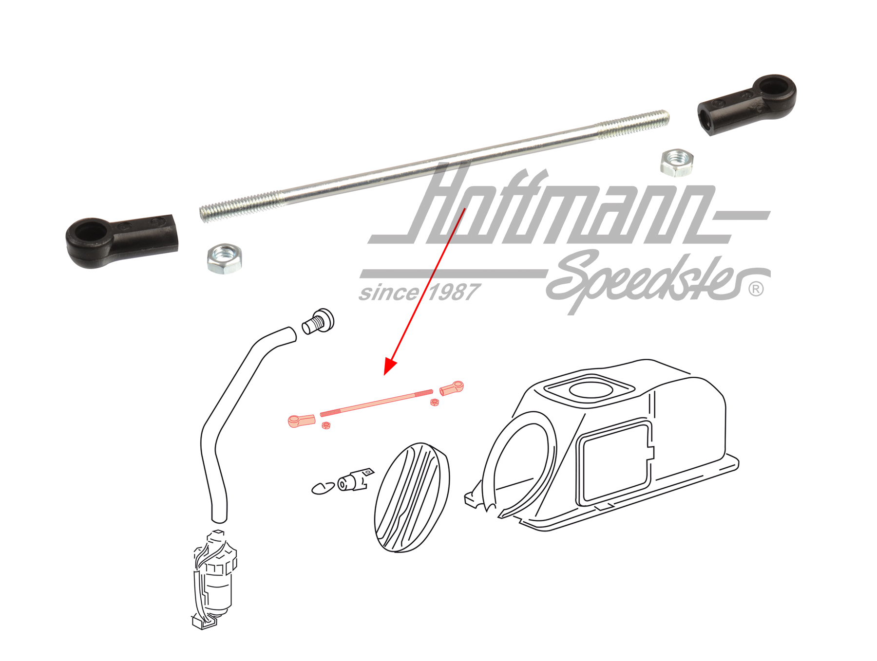 Barra di raccordo, Porsche 911, 87-89                                                               