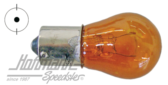 Lampadina singolo filamento, "arancio", 12V, 21W | 500 264 Y0 | 020-4419-07