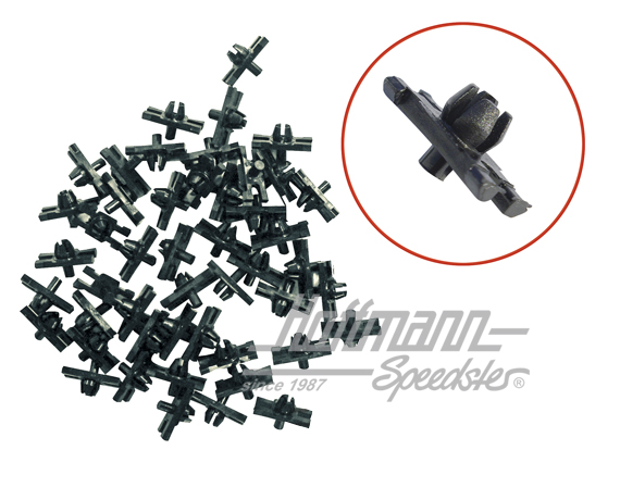 Clips per modanature, 8.59- (52 pezzi) | 141 853 547 B | 060-6057