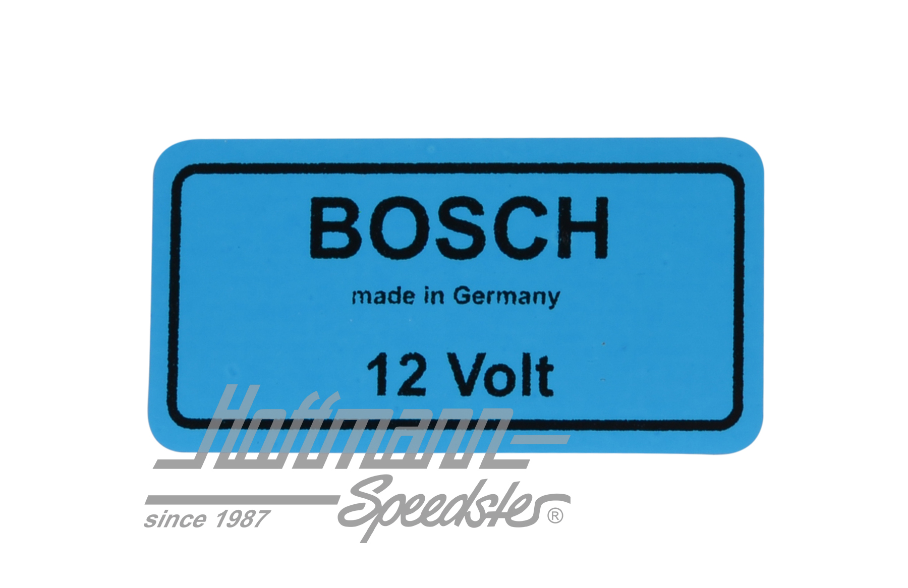 Adesivo "12 Volt", bobina accensione, blu | AC853962 | 021-0194-26