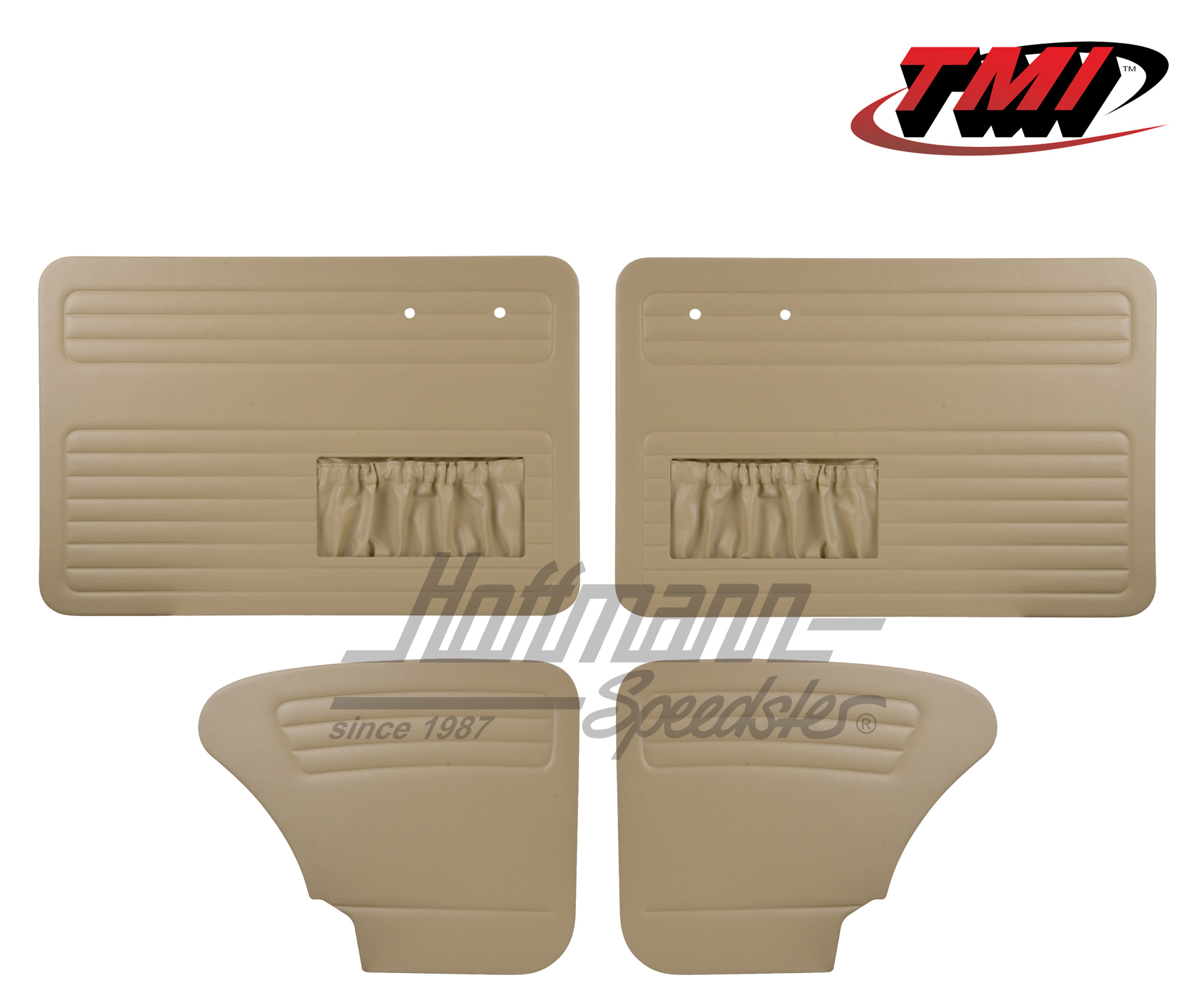 Pannelli per portiera e laterali, Maggiolino Berlina, 64-66, beige | 10-1128-14 | 055-7515