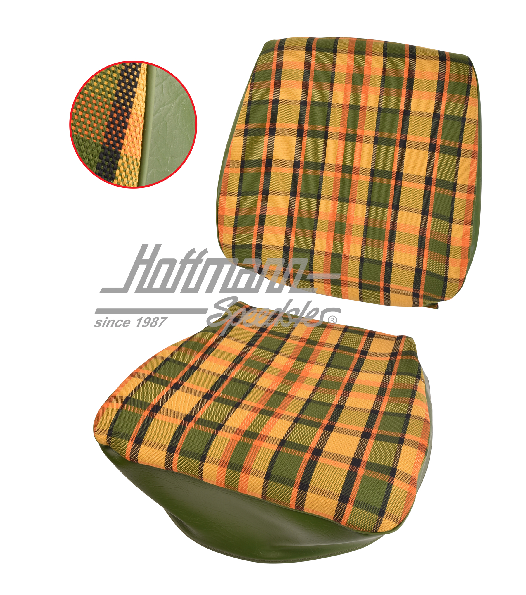 Coprisedile, Westfalia, giallo/arancione/verde, 74-79 |  | 098-0599-82