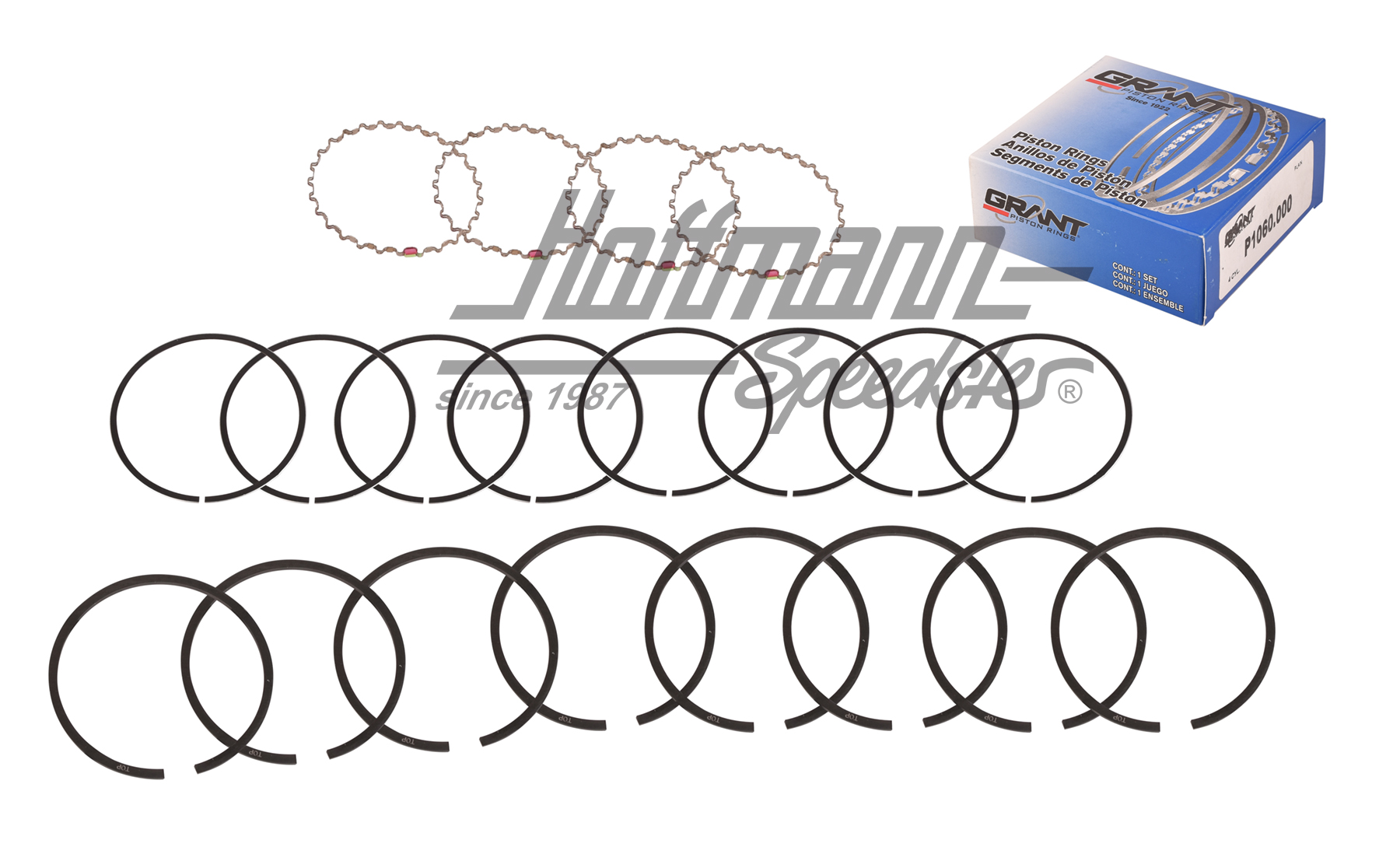 Anelli del pistone, 80mm, 36/40CV per 4 pistoni | VW8000T36R | 010-0520