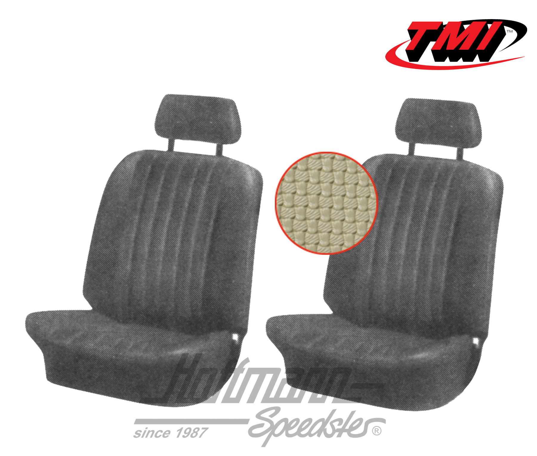 Coprisedile, Karmann Ghia, anteriore, 68-71, beige | 43-1506-04 | 066-0073-30