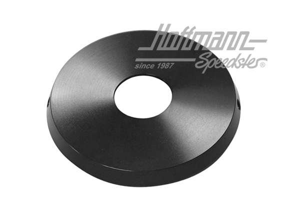 Copertura blocchetto dell'accensione, alluminio, nera, 74-98 | EQ85100 BL | 580-0102