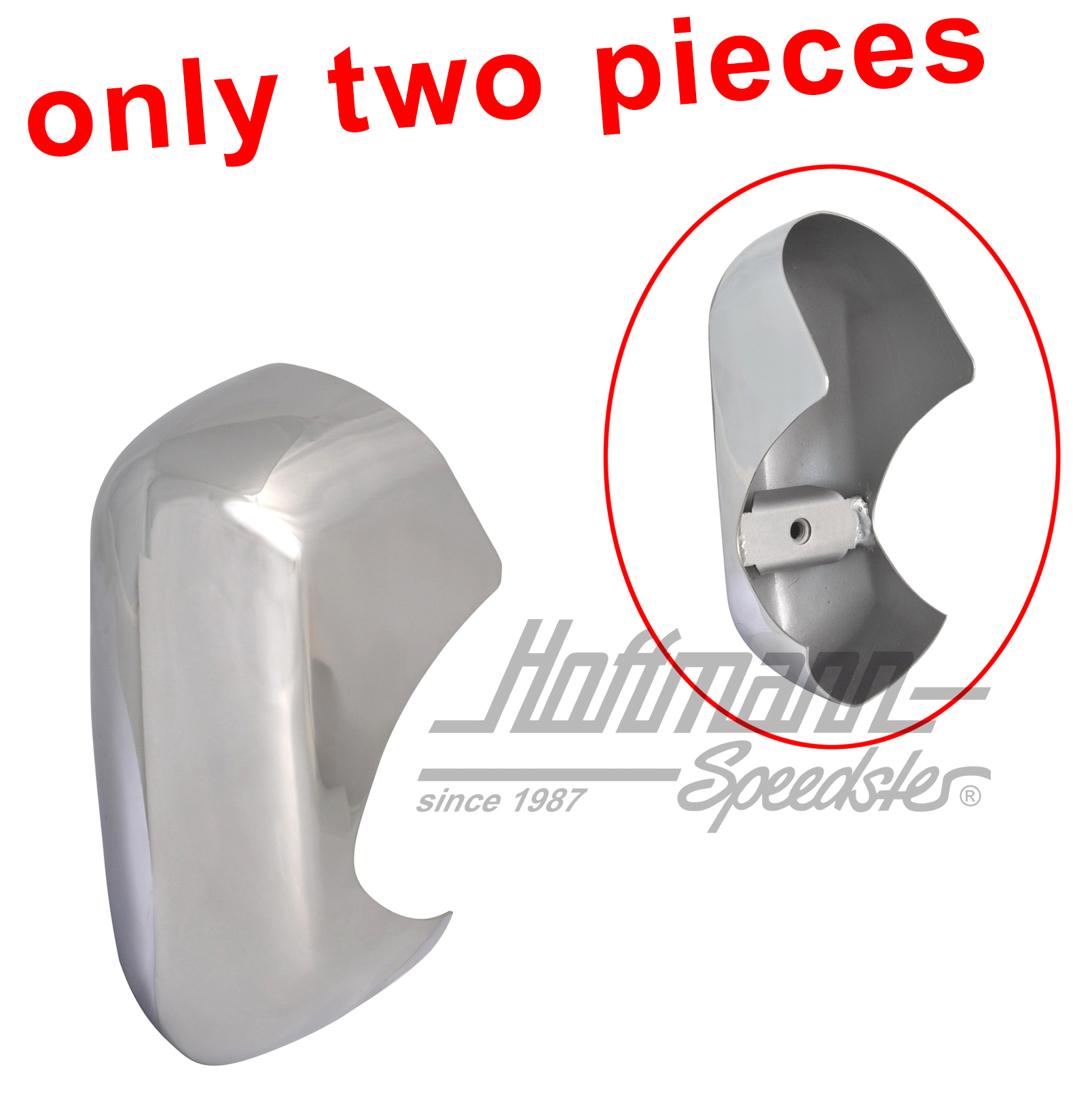 Rostro paraurti, anteriore sinistro / posteriore destro | 141 707 155 A | 060-6570