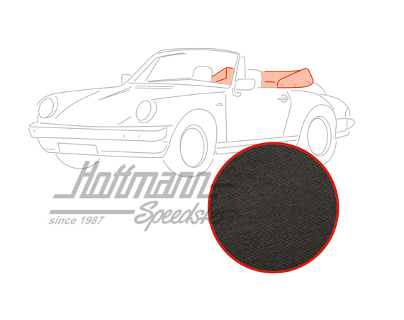 Copertura parapolvere, 83-85, Sonnenland, nera |  | 511-2020-10