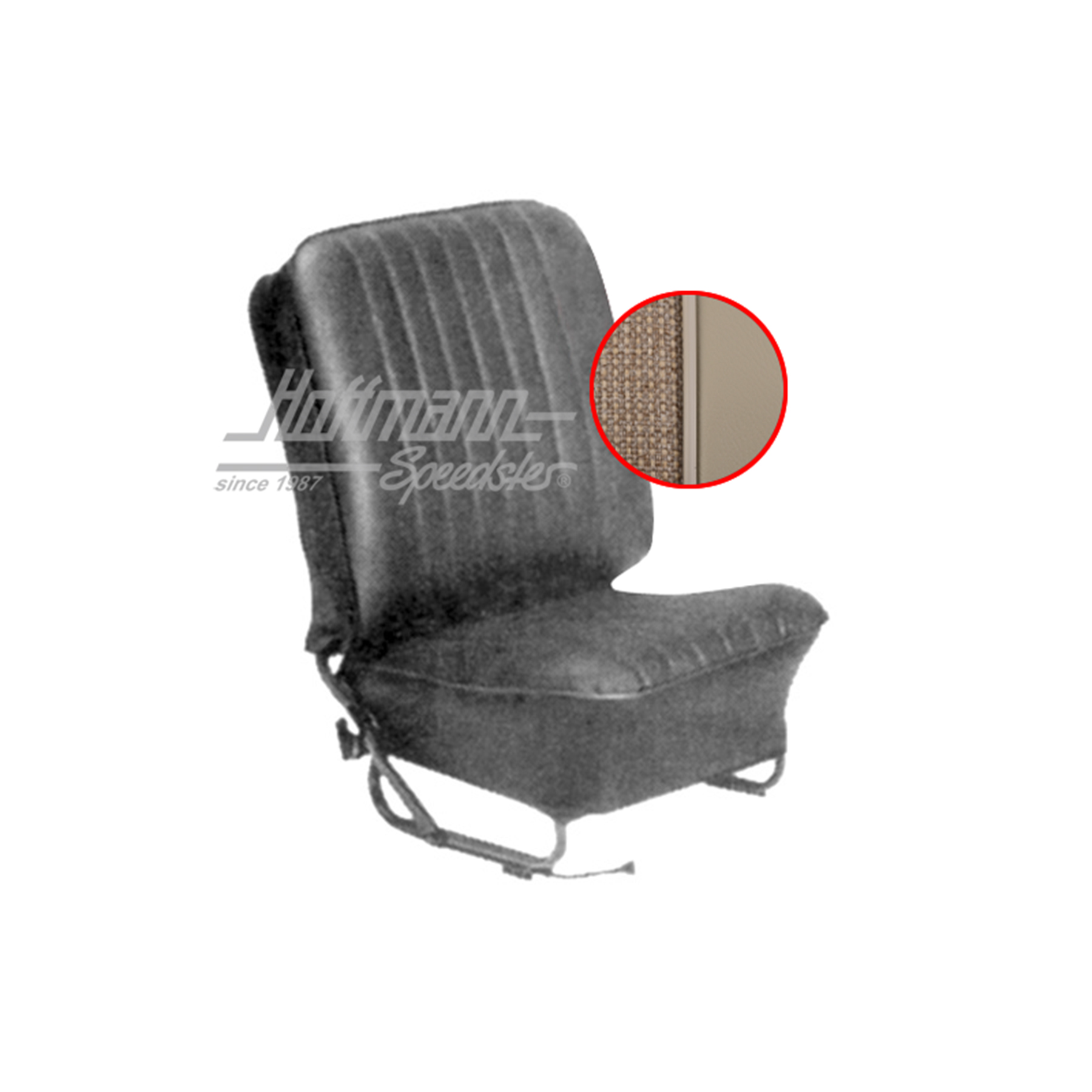 Coprisedili, Berlina, 8.57-7.64, Tweed, beige/bianco antico | 43-1123-15-74 | 055-5650-30