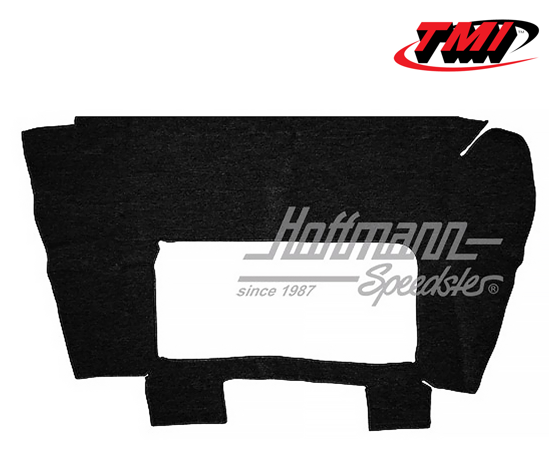 Tappeto, bagagliaio, Karmann Ghia, nero, 55-59 | 34-T1556-801 | 066-0052-50