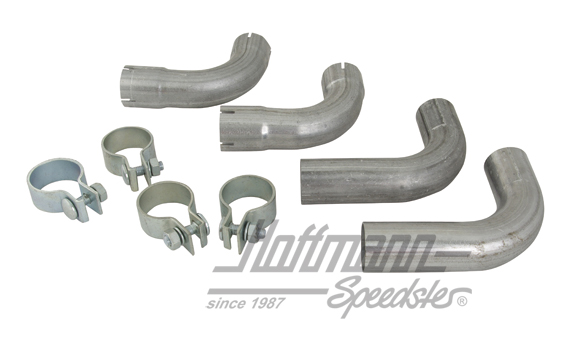 Set tubo finale di scarico con fascette, 356 A | 616 111 005 00 | 510-0120