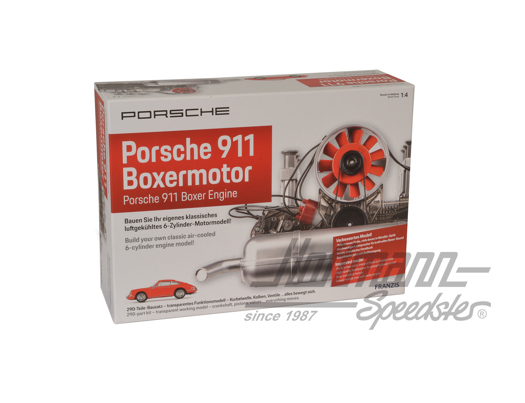 Porsche 911 motore boxer, modello in scala | 40 19631 67140-0 | 046-1005