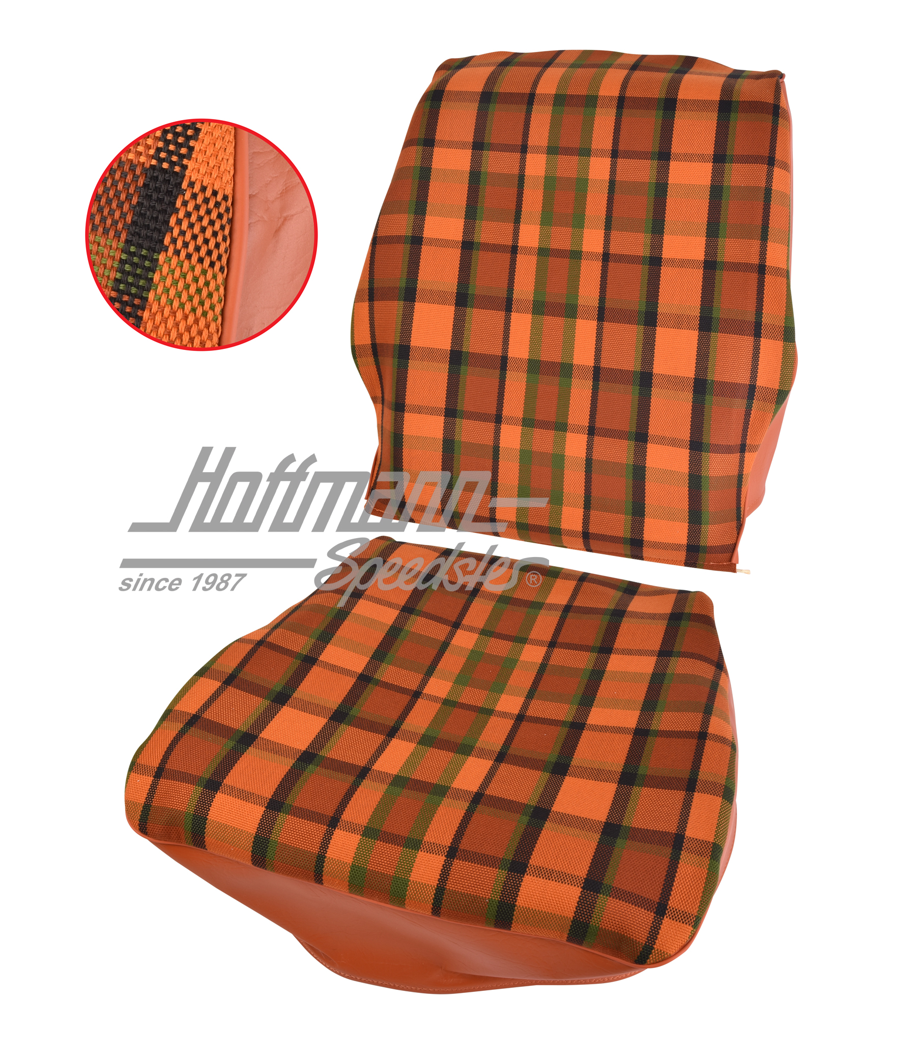 Coprisedile, Westfalia, rosso/arancione, 74-79 |  | 098-1272-63