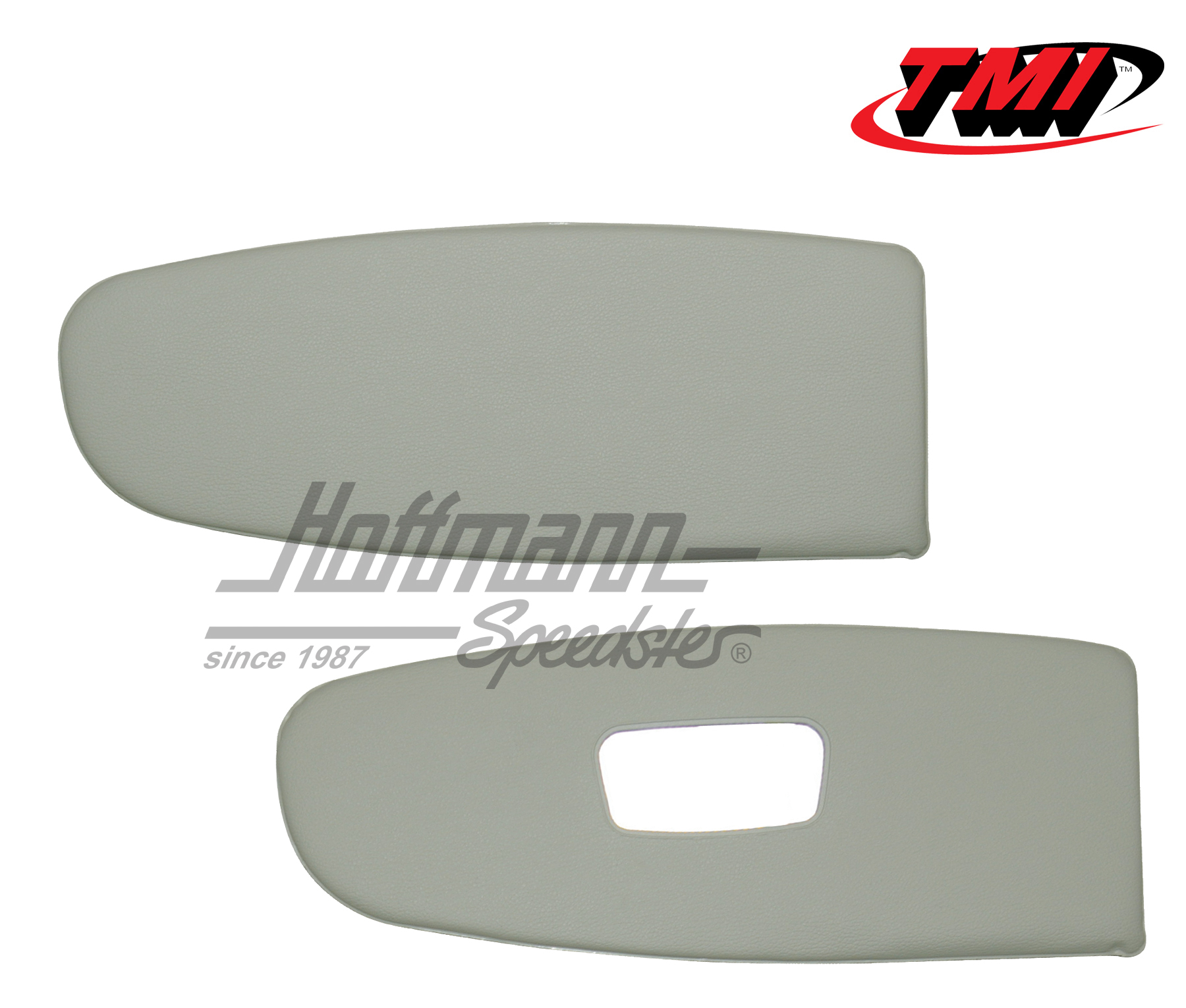 Alette parasole, bianche, con specchietto, 8.55-7.64 | 21-1513-215 | 066-0110-10