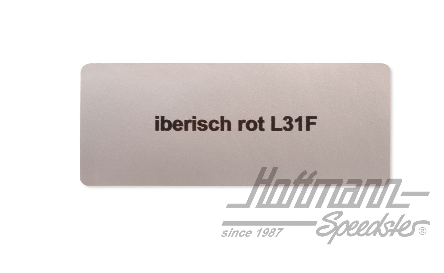 Adesivo, numero di colore L31F, rosso iberico | L31F | 021-0180-09