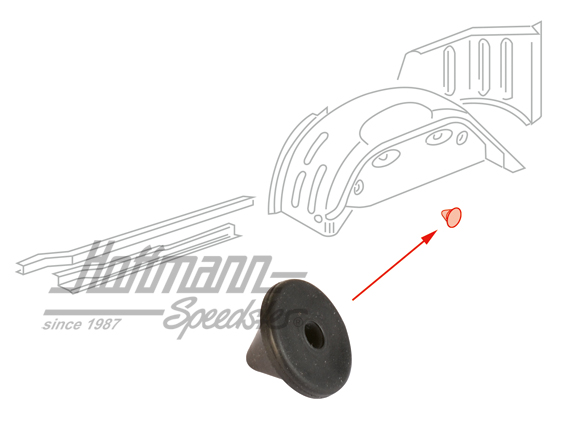 Tappo, passaruota posteriore, 10 mm | N  020 024 1 | 020-5295-30