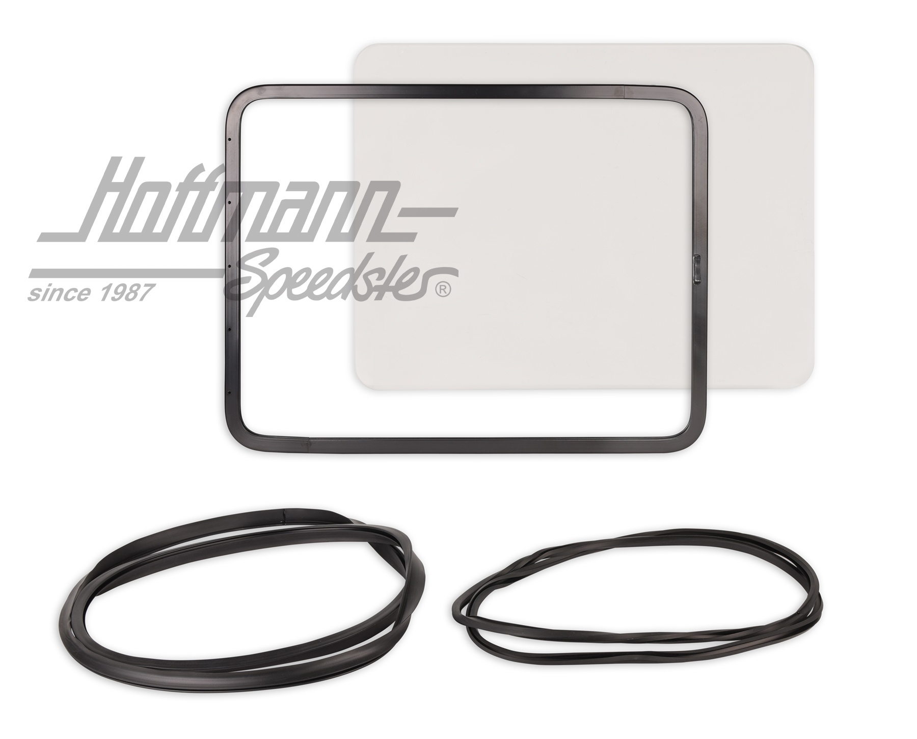 Set di finestre pop-out, chiaro, posteriore, nero | 211 898 105 A | 089-3840-32