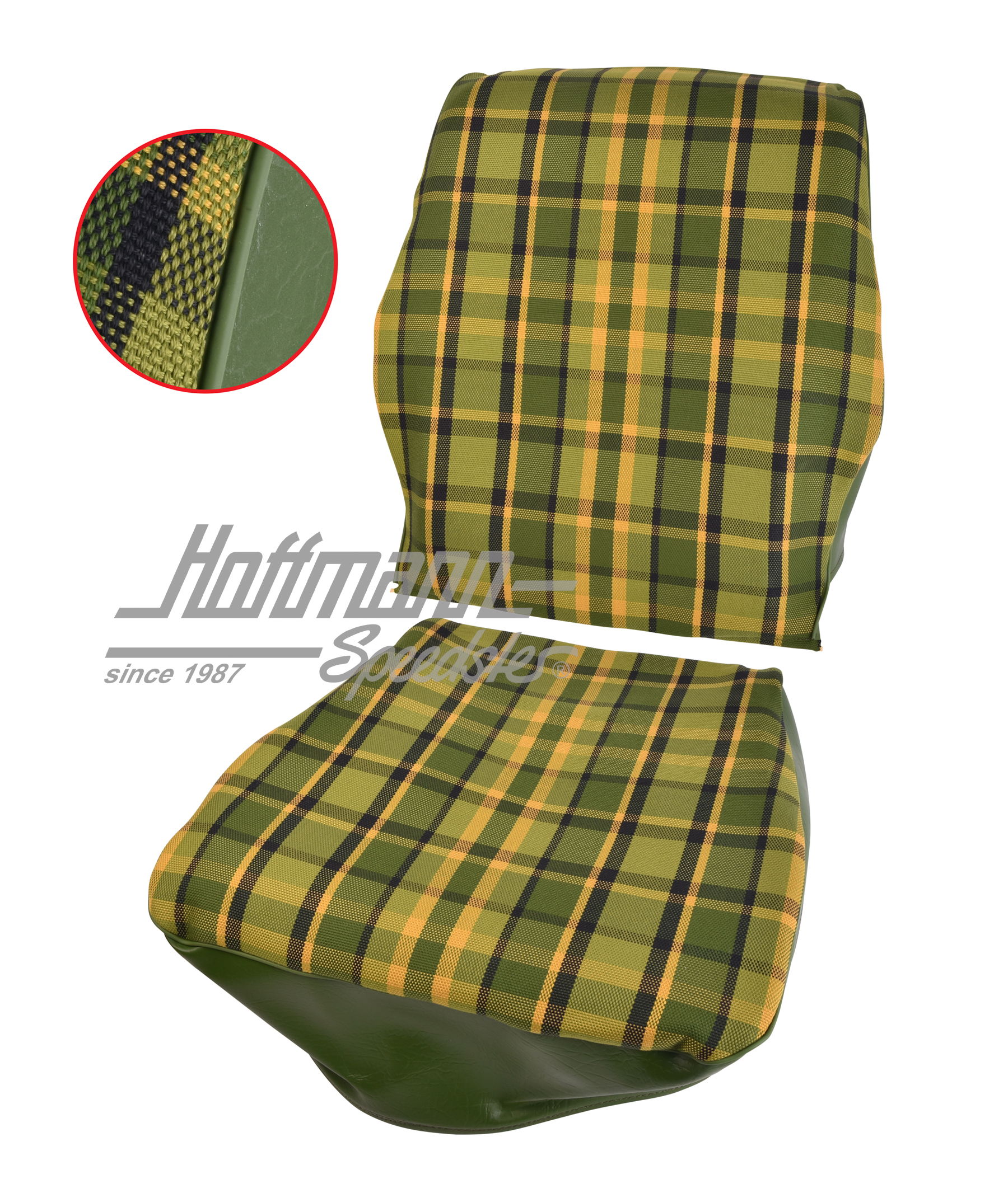 Coprisedile, Westfalia, verde/giallo, 74-79 |  | 098-1272-56