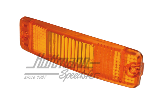Vetro di lampeggiatore, curvo, arancio | 111 953 141 | 020-4460-30