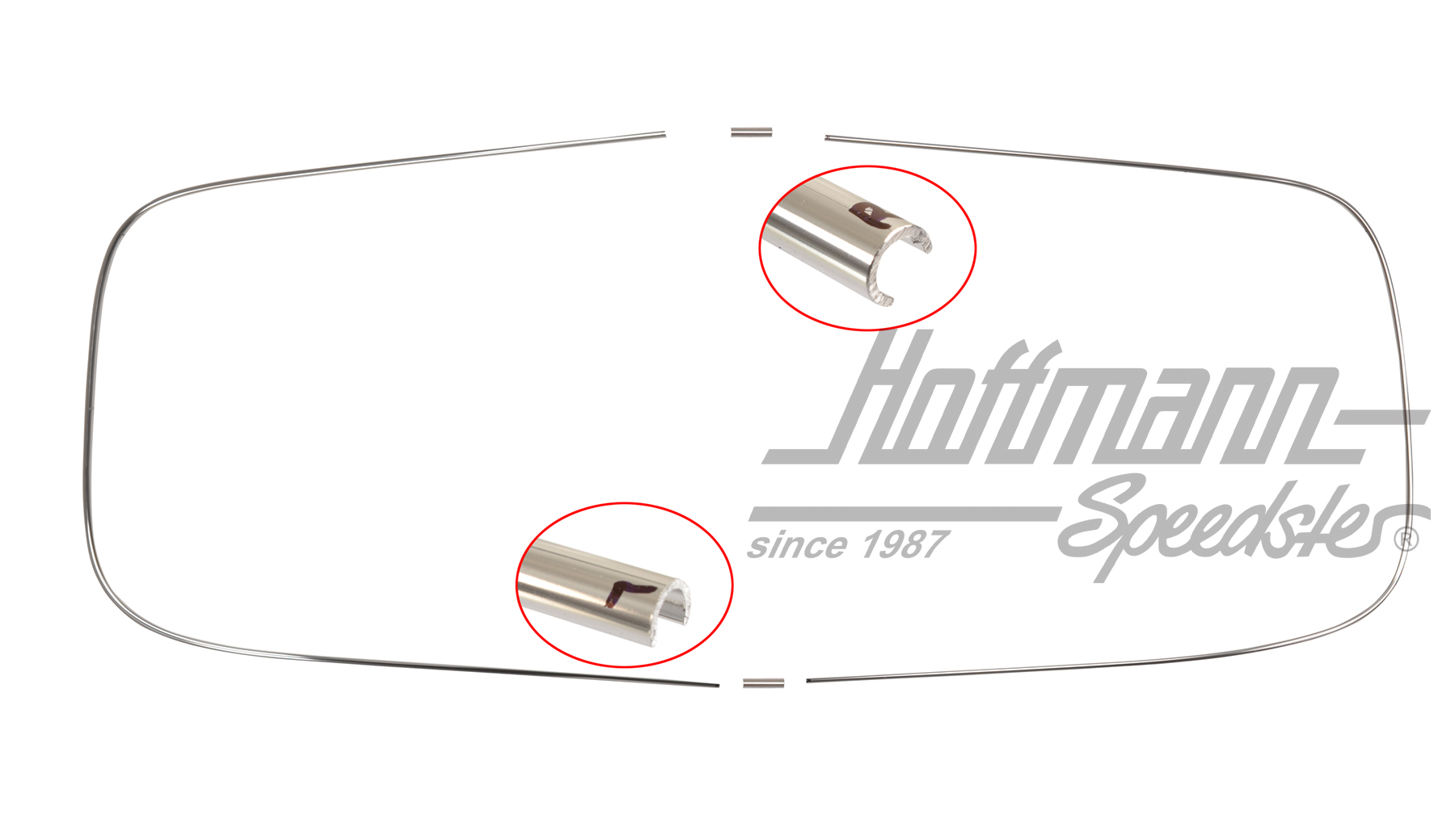 Cornice di rifinitura in alluminio, lunotto posteriore, Notchback | 311 853 355 | 069-8452