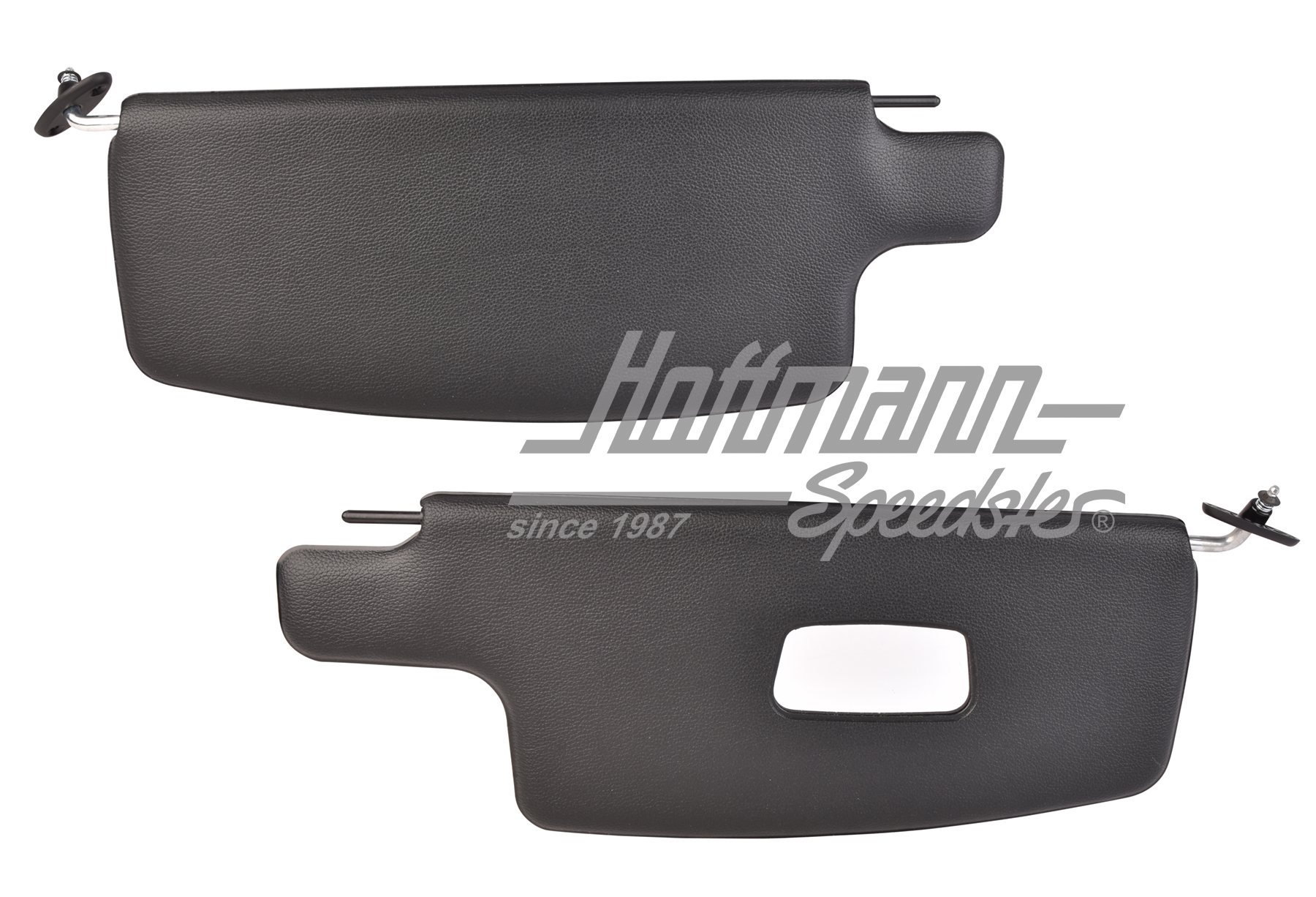 Alette parasole, nere, con specchio, Berlina/Cabriolet, .68- | 21-1033-211 | 055-7359-10