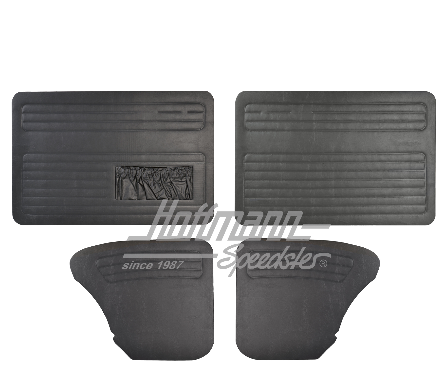 Rivestimento portiera e laterali, nero, Berlina, 8.66- | 111 898 320 | 020-0021