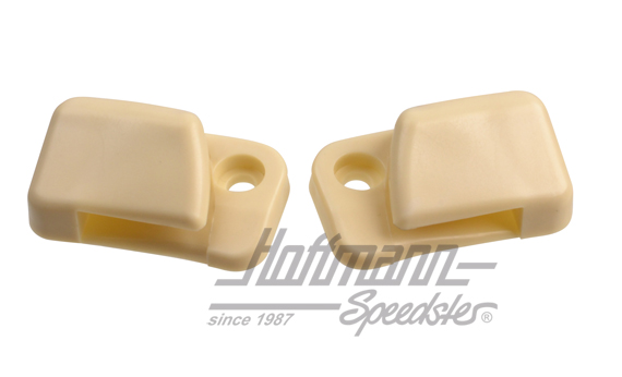 Clip alette parasole, 8.67-, bianco antico | 133 857 561 / 133 857 562  AW | 055-7372-10