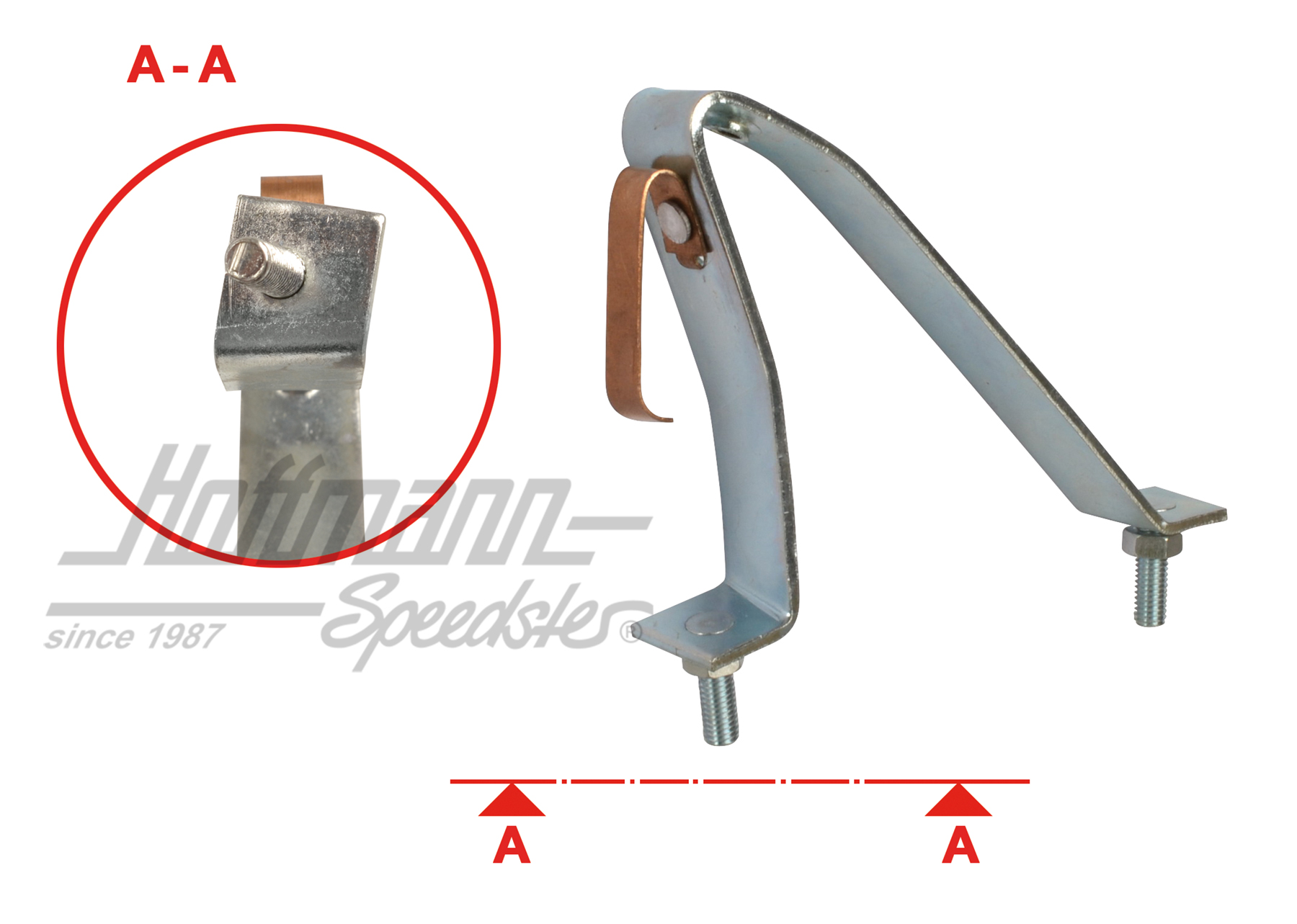 Supporto, alloggiamento fanale posteriore, 55-61, destra | 111 945 292 | 020-4498-22