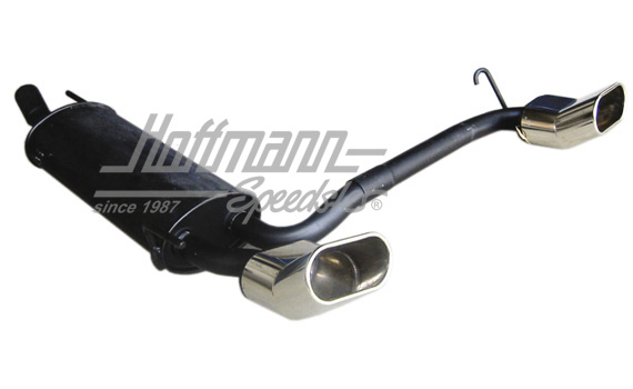 Silenziatore finale di scarico GOLF 3, con uscita ovale sinistra+destra | TU 251 036 | 120-6158