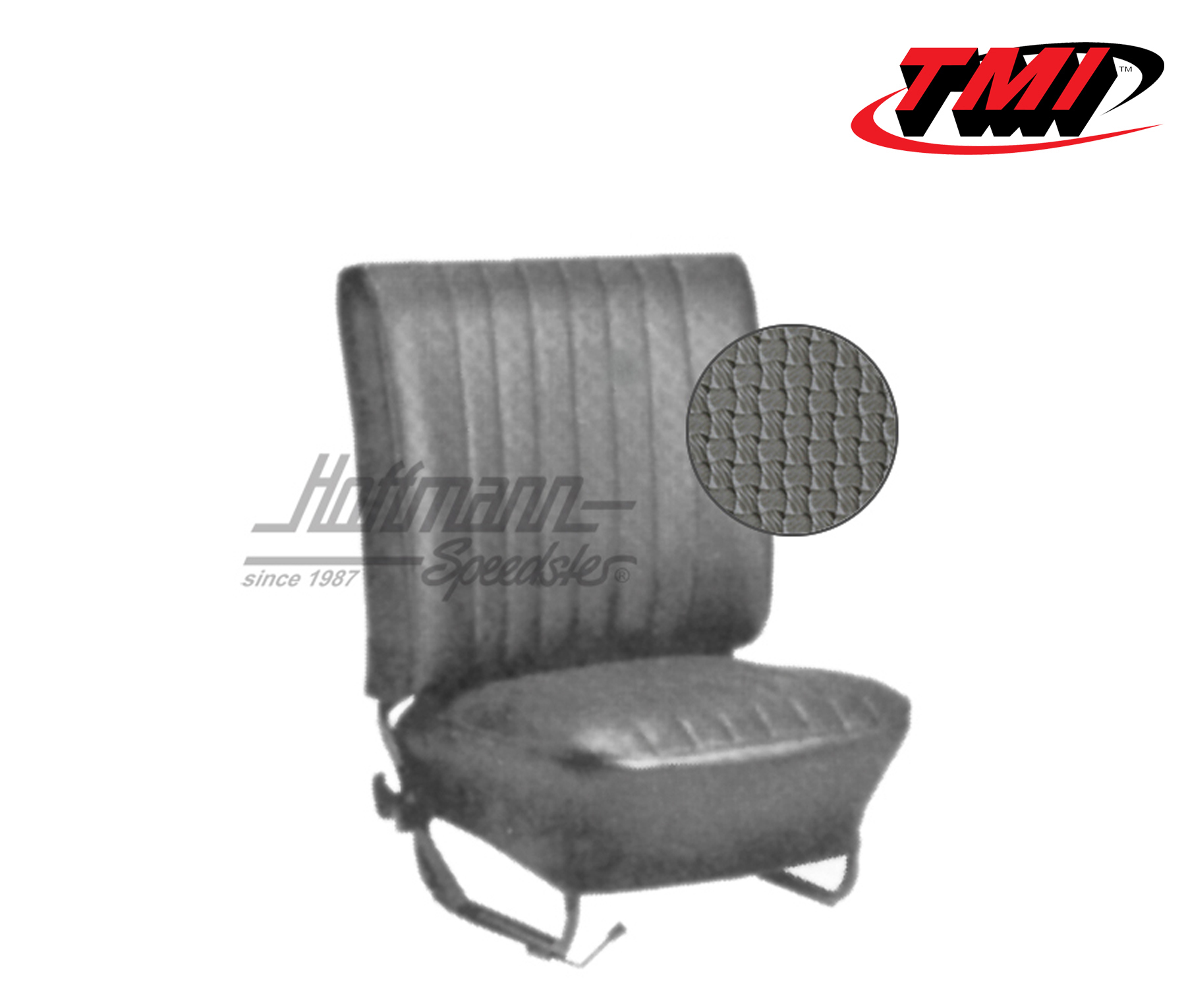 Coprisedili, Cabriolet, 67-72, tessuto di cestino, grigio | 43-1330-06 | 055-6935