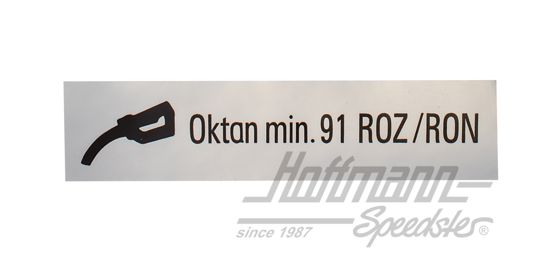 Adesivo "Oktan min.91 ROZ/RON" |  | 021-0199-80
