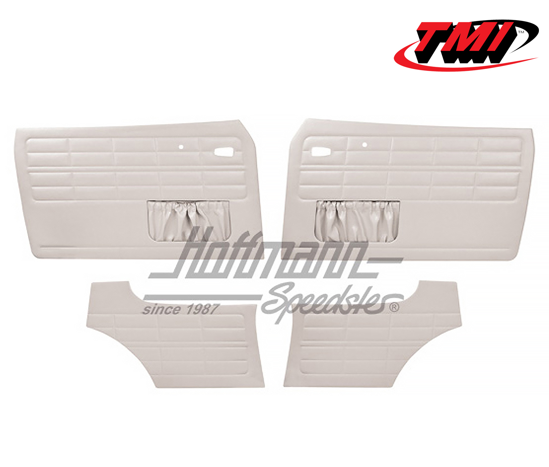 Rivestimento portiera e laterali, Karmann Ghia Coupé, 8.63-, bianco | 10-1525-20 | 066-0012-00