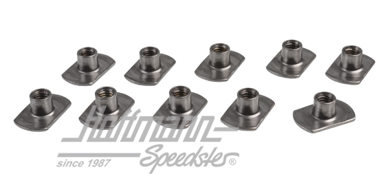 Dadi a saldare, M6 (10 pezzi) | 117 266 | 050-1393