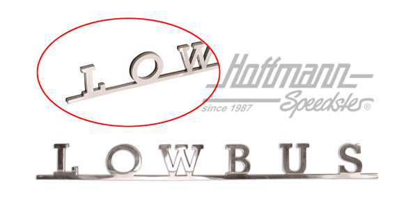 Logo, Furgone T1/T2/T3, LOWBUS                                                                      