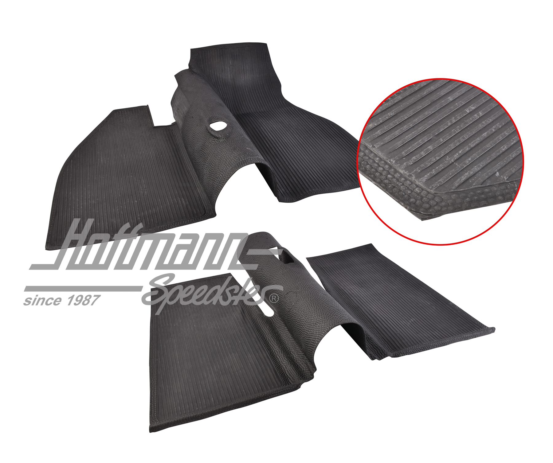 Rivestimento gomma, piastra di fondo, 8.59-7.67, nero | 113 898 703 B | 020-0025