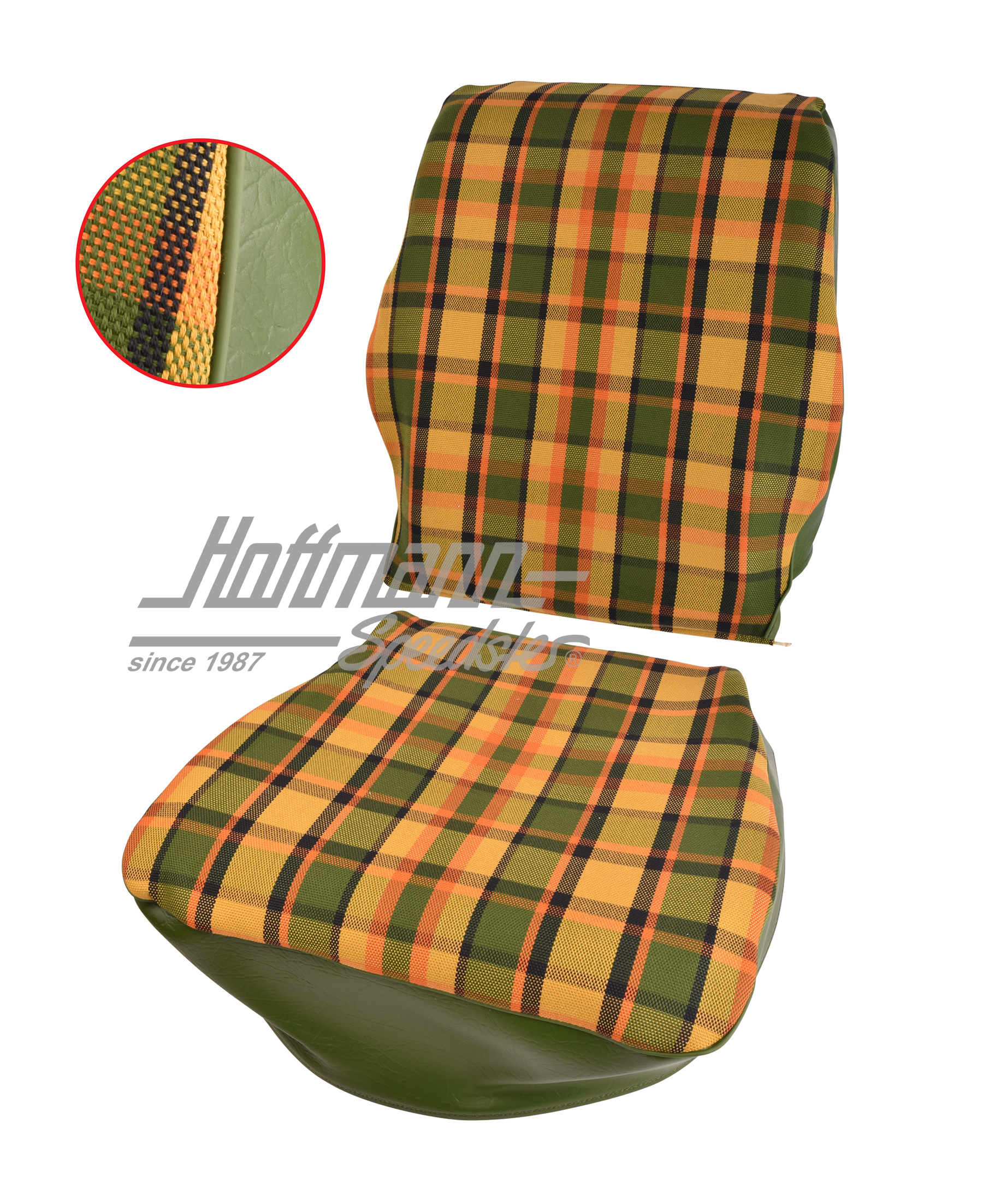 Coprisedile, Westfalia, giallo/arancione/verde, 74-79 |  | 098-0599-59