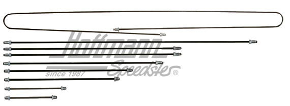 Set tubazione del freno, Furgone T2, 8.70-7.71, servofreno | 211 698 005 P | 090-3221