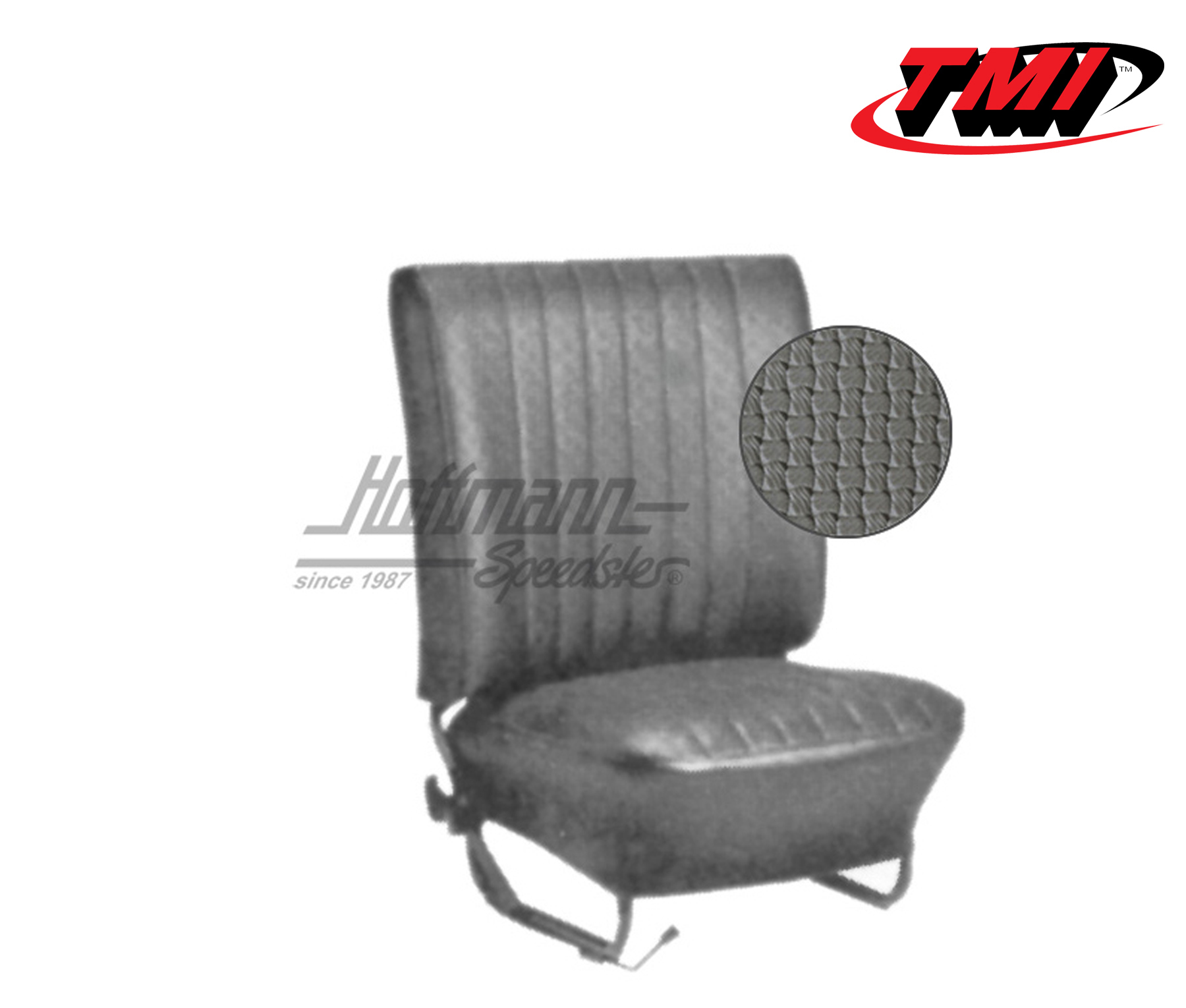 Coprisedili, Berlina, 64-67, tessuto di cestino, grigio | 43-1124-06 | 055-5535