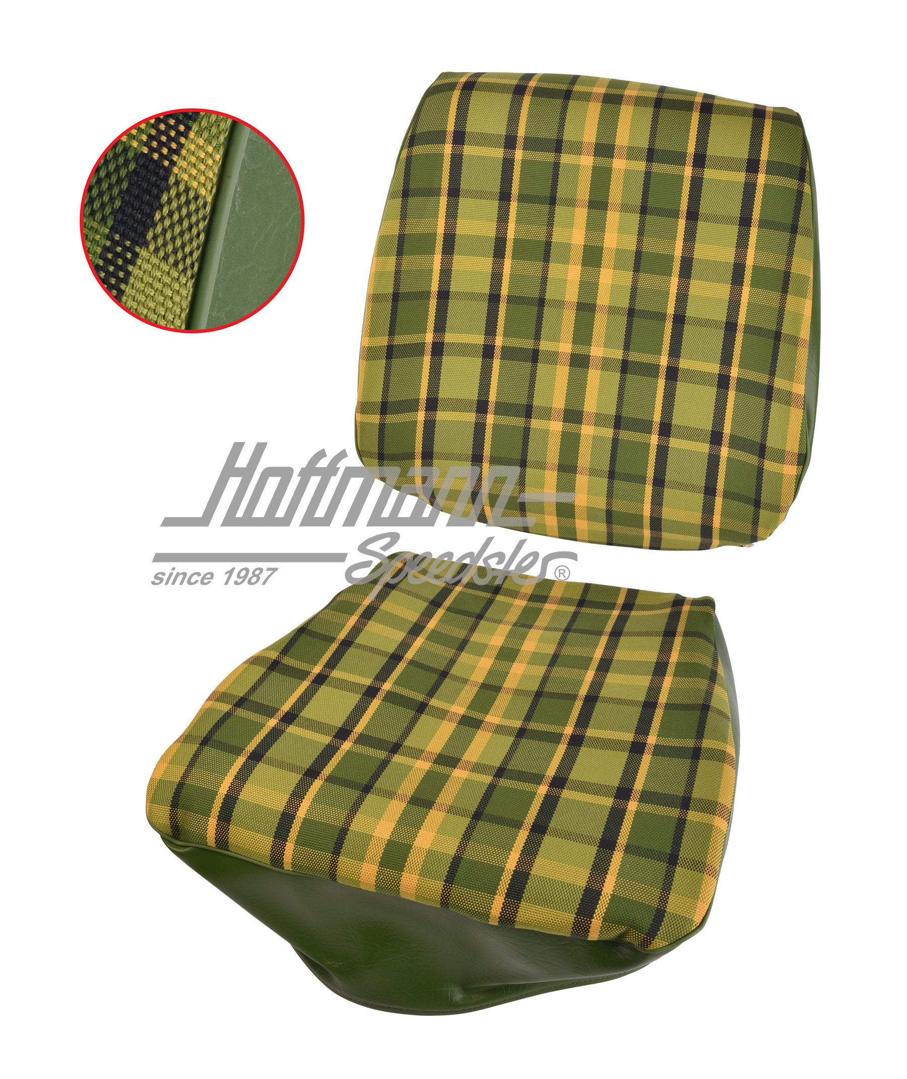 Coprisedile, Westfalia, verde/giallo, 74-79 |  | 098-1275-56