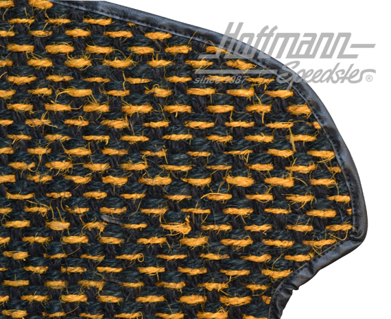 Tappetini, cocco, 55-59, giallo / nero                                                              