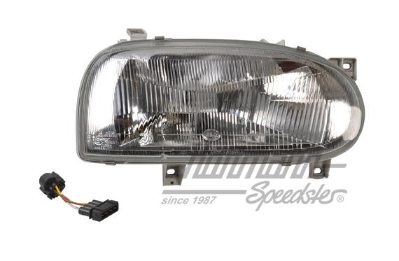 Faro, Golf 3, -92/-97, Hella, destra | 1AJ 007 235-281 | 219-3705-02