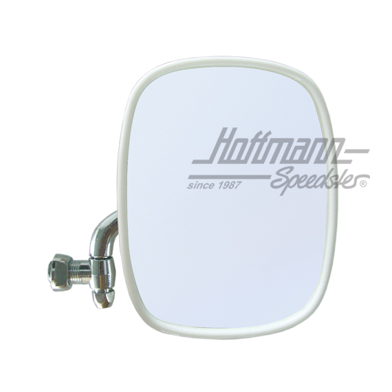 Specchietto retrovisore, Furgone T2, 67-79, cromato, bianco, destra | 211 857 514 F  weiß | 097-1072