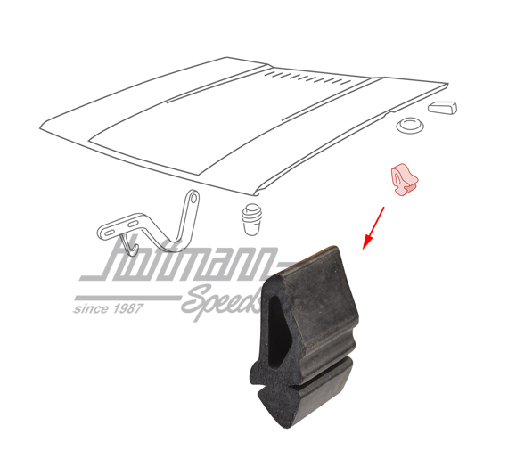 Tampone di arresto, cofano motore
,  Golf 1 | 171 823 493 | 180-1098-20