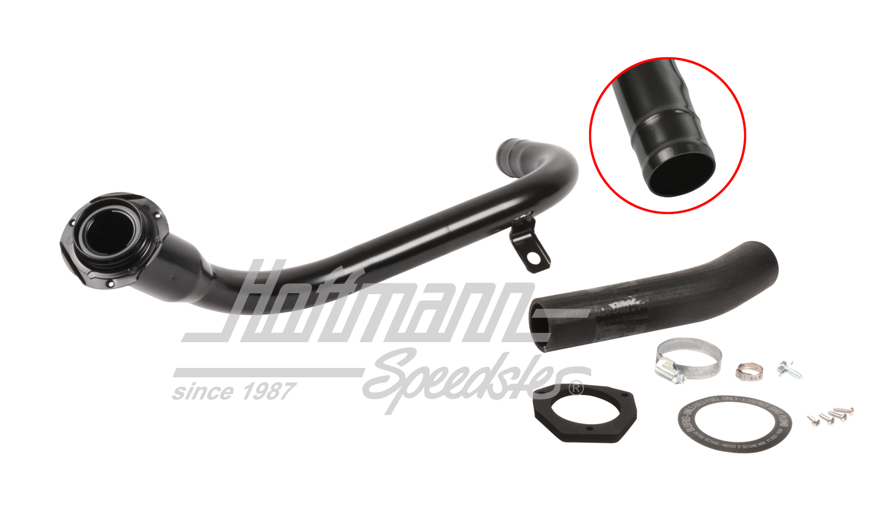 Bocchettone di riempimento serbatoio, Cabriolet, 1.84-7.93 | 155 201 129 C Satz | 185-0363-50