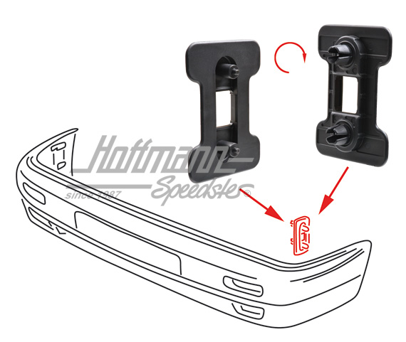 Clip, fissaggio paraurti, posteriore | 1H0 807 193 | 208-0450-18